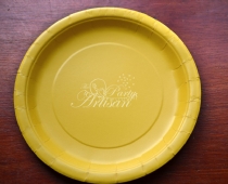 Paper Plate Yellow